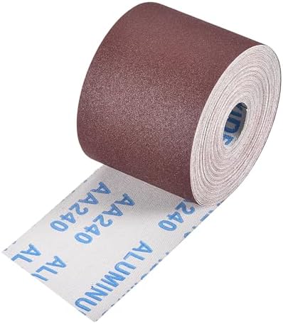 Sandpaper Roll 3Inch 35FT 240Grit Aluminum Oxide Emery Cloth Roll