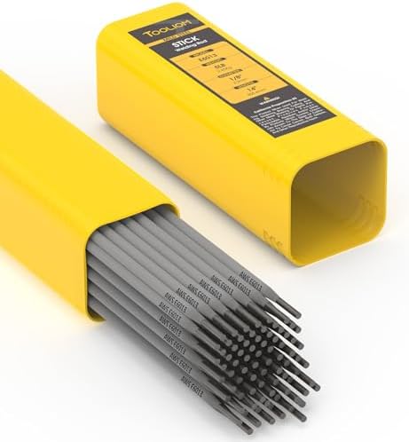TOOLIOM E6013 Welding Rod Carbon Steel Stick Electrodes, 1/8" 5LB