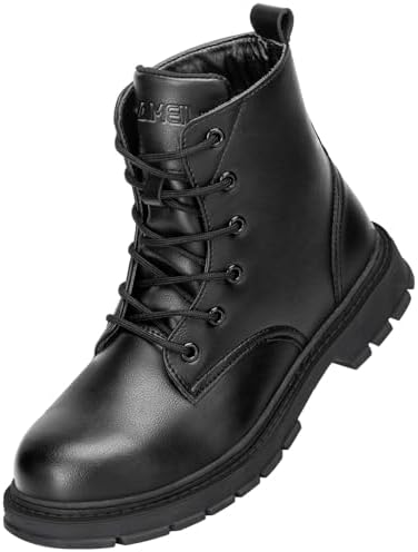 OWIF Waterproof Steel Toe Boots for Women Men, 6" Comfortable Composite Toe Work Boots Safety Construction Shoes