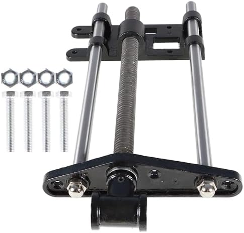 kimllier 10 Inch Woodworking Bench Vise Heavy Duty Steel Front Bench Table Vise with Mounting Screws Durable Woodworking Vise Fit for Home