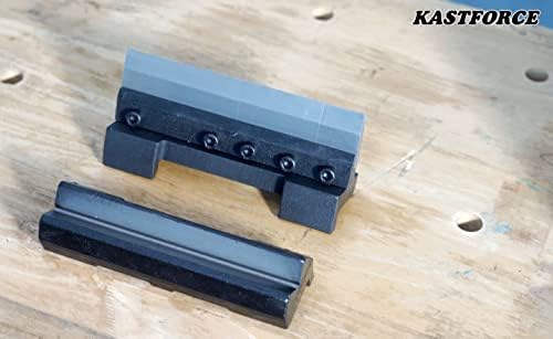 KF5012 6 Inch 150 mm Vise Mount Metal Brake Bender Attachment Bending Max Capacity 14 Gauge 2mm Mild Steel 1/8" Aluminum