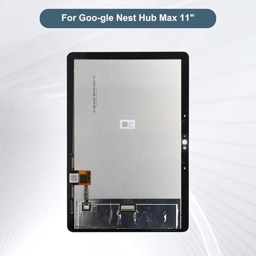 Replacement LCD Display Touch Screen Digitizer Assembly Compatible with Google Nest Hub Max 11" with Tools（White）