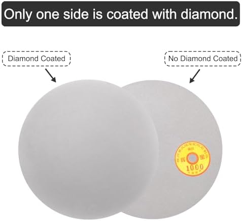 uxcell Diamond Sanding Grinding Disc, 12in (300mm) Grit 1000 No Center Hole