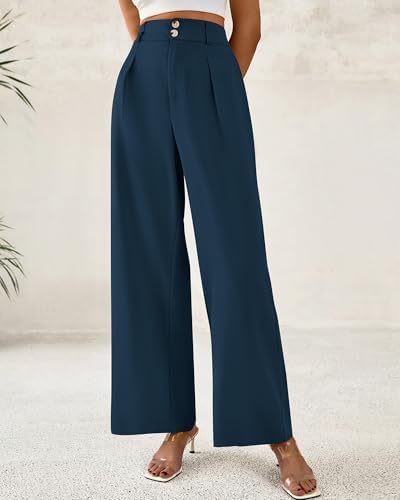 BTFBM Wide Leg Dress Pants Women Business Casual Outfits