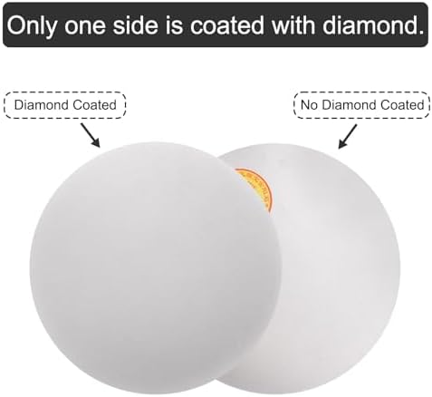 uxcell Diamond Sanding Grinding Disc, 12-Inch (300mm) Grit 800 No Center Hole, Flat Lap Disk Polishing Discs Abrasive Wheel for Gemstone Tile Porcelain Glass Stone Metal