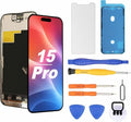 NB+ for iPhone 15 Pro Soft OLED Screen Replacement FHD Screen with Tool