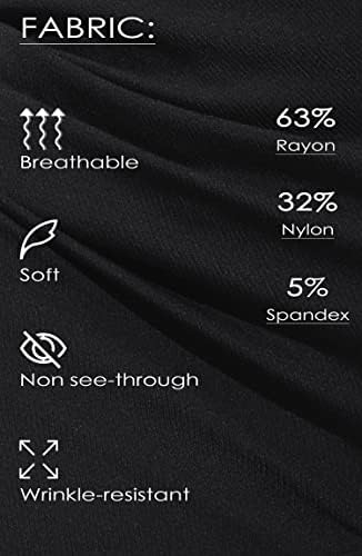 ZTN Womens Stretchy Dress Pants High Waist Work Casual