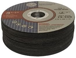 Benchmark Abrasives 4.5" Aluminum Oxide Type 1 Cut Off Wheels, 50-Count