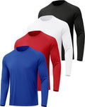 MLYENX 7 Pack Long Sleeve Shirts for Men Sun Protection Quick Dry