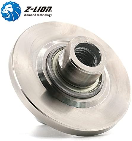 Z-LION B20 3/4" Diamond Hand Profile Wheel Router Bit Half Profiler Wheel for Granite Concrete Marble Edge with 5/8"-11 Thread