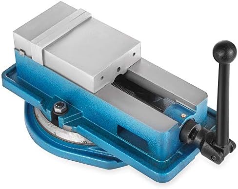 VEVOR Milling Vise 4 Inch,Bench Clamp Vise High Precision Clamping,Mill Vise Ductile Iron Material with 360 Degree Swiveling Base