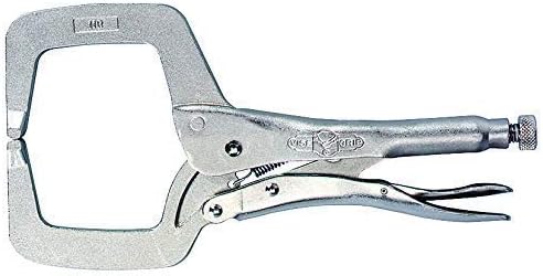 Irwin 3-3/8 in. x 2-5/8 in. D Steel Locking C-Clamp 1000 lb. capacity Silver 1 pc.