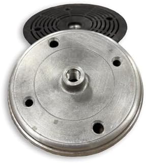 American Sander S7R Edger Pad 21066A, Floor Sander Replacement Disc, Metal and Rubber Construction