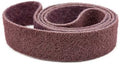 Red Label Abrasives 2 X 72 Inch Non Woven Surface Conditioning Sanding Belts for Knife Makers and Metal Fabricators - Maroon Medium Grit Sand Paper - 3 Pack