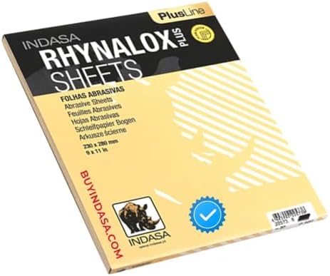 Indasa Plusline Rhynolox Plus Dry Sanding Sheets, 3A Series (3A-040)