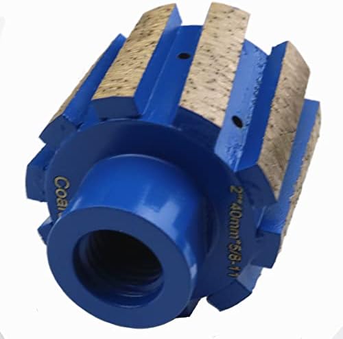 2 Inch Segmented Zero Tolerance Diamond Grinding Drum for Granite,Quartz,Marble,Concrete and Stone