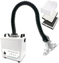 Solder Fume Extractor 100W - 235m³/h 3-layer filter Powerful Smoke Extractor with Adjustable Fume Hose，Compact Desktop for Welding DIY, 3D Printing, Nail Salon | Safe for Engineers, Technicians- 131