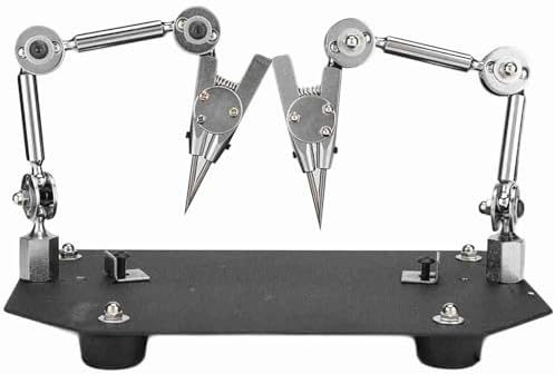 Welding Work Clip, Auxiliary Jewelry Soldering Clamp Angle Adjustable Steel Tool for Repairing Microelectronics Modeling, Small Object Observation