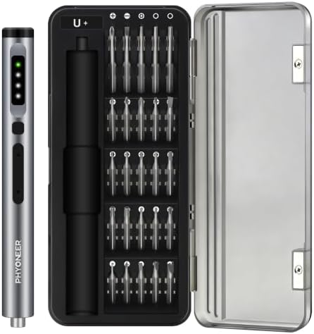 Mini Electric Screwdriver, 25-in-1 Precision Power Screwdriver Set