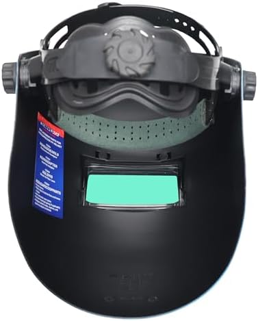 Armour Guard Sugar Scoop Blue Pipeliner Fiberglass Welding Helmet With Flip Front
