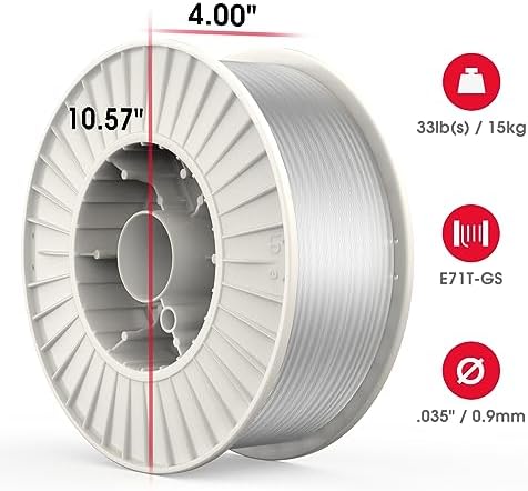 YESWELDER Gasless Flux Core MIG Wire E71T-GS Mild Steel