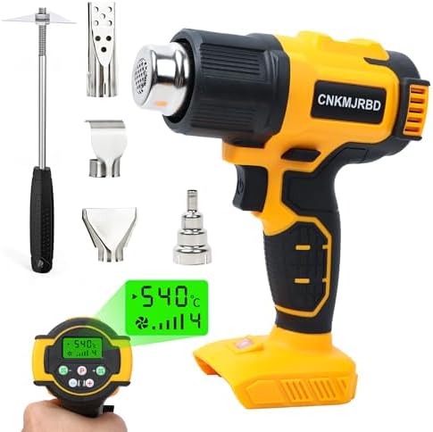 Cordless Heat Gun Compatible with DeWalt 20V Battery(Battery Not Included)