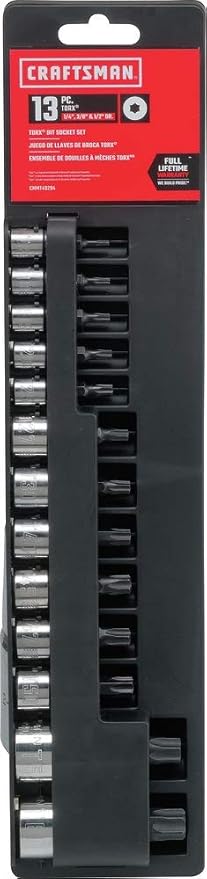 CRAFTSMAN Torx Bit Socket Set, 13-Piece (CMMT49294)