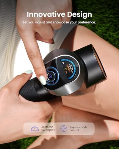 RENPHO Ascend Massage Gun, Adjustable 6-12mm Amplitude