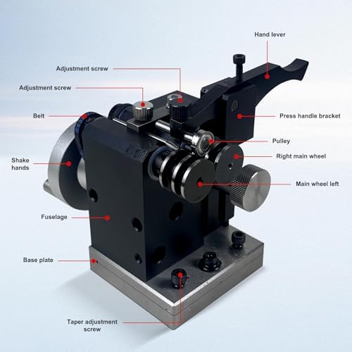High Precision Vertex Mini Punch Grinding Machine Double slot Mini Punch Grinder High Precision Needle Grinding Machine for Milling Drilling Machine Clamping Accuracy 0.002mm