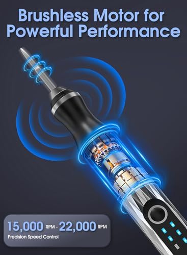 Upgraded Electric Engraving Pen with 37 Bits & 3-Speed Adjust,USB Rechargeable,Rotary Tool for 50+ Surfaces - Professional & Beginner Friendly, Portable for DIY Crafts,Personalization & Gifts