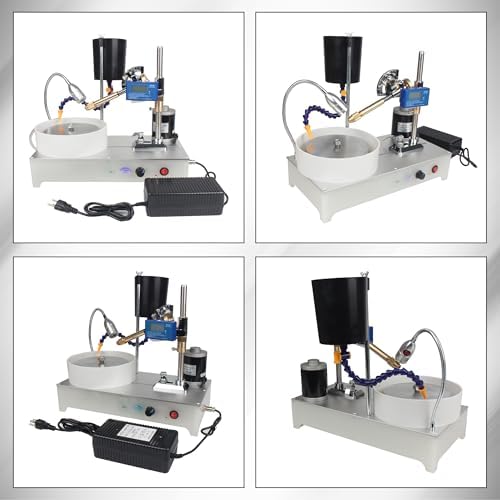 CNCTOPBAOS Gemstone Grinding Machine Polishing Angle Gem Faceting Polisher