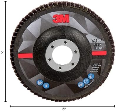 3M Flap Disc, 769F, 60+, T27, 5 in x 7/8 in