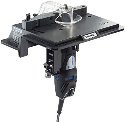 Dremel 231 Portable Rotary Tool Shaper and Router Table with Rotary Tool Plunge Router Attachment
