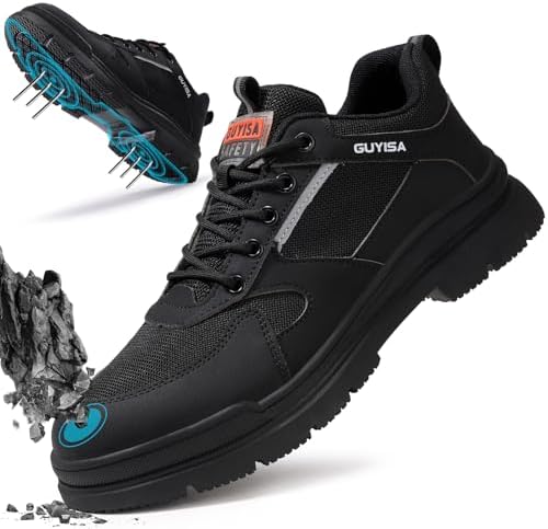 Steel Toe Shoes for Men Puncture Resistant Mens Safety Work Shoes