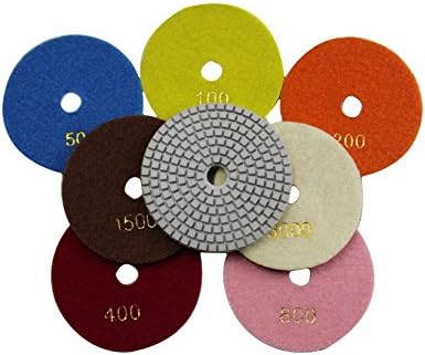 3 inch Wet Diamond Polishing Pads to Polish Granite Stone Marble Concrete Travertine Terrazo