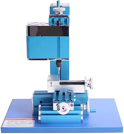 Universal Mini Metal Milling Machine Motorized Metalworking DIY Tool Benchtop Woodworking for Hobby Science Education Modelmaking W10004M AC100V~240V (36W Milling)
