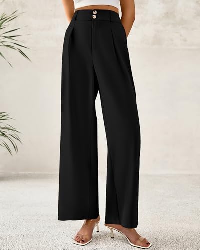 BTFBM Wide Leg Dress Pants Women Business Casual Outfits