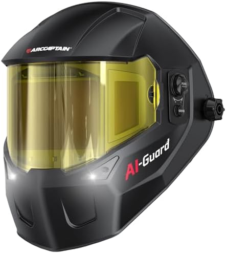 ARCCAPTAIN Intelligent Auto-Darkening Welding Helmet, 180° True Color Hood