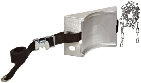 Talboys 717 Aluminum Cylinder Wall Bracket with Strap and Chain, 1.875" Length x 8.125" Width x 4.625" Height (972047)