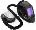 YESWELDER Powered Air Purifying Respirator Auto Darkening Welding Helmet LYG-M800H Welder Hood