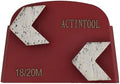 Trapezoid Diamond Arrow Segments Grinding Trapezoid for Lavina Floor Grinder (Pack of 3)