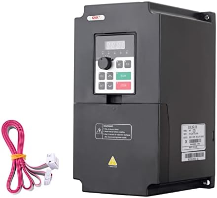 QNK 4KW 5.5HP 220V AC 17A VFD Converter Single to 3 Phase Inverter
