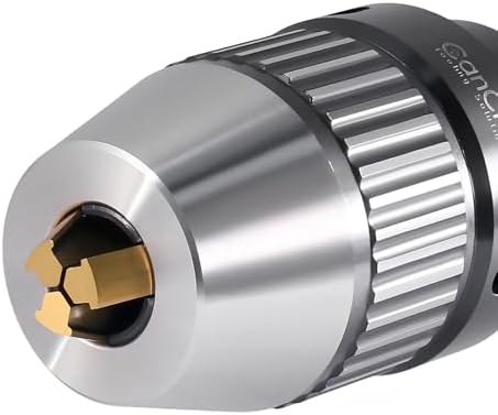 Heavy-Duty Titanium Jaws Keyless Drill Chuck, Integrated Shank by CanCNC Tooling Solutions