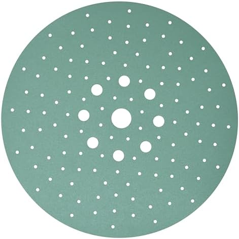Serious Grit - 225mm (9-Inch) P100 Grit Drywall Sanding Discs - 25 Pack Box