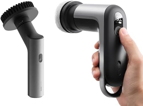 HOTO Cordless Electric Spin Scrubber, IPX7 Waterproof, Powerful Cleaning Scrubber, for Bathroom, Kithchen, Tile, Shower