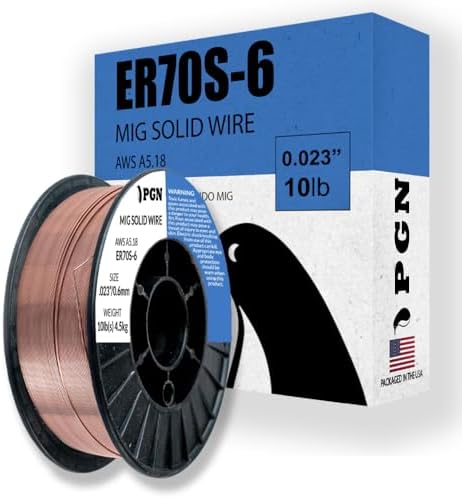 PGN ER70S-6 .023" Solid MIG Welding Wire - 10lb Spool