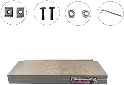 6x16 inch Fine Pole Permanent Magnetic Chuck Powerful Sealed Rectangular Chuck for Grinding Machine