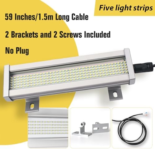 36W CNC LED Machine Tube Light IP67 AC110-220V 4320lm 6400K