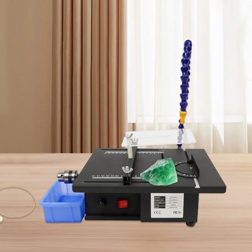 1850W Gem Faceting Cutting Carving Polishing Machine with Sink