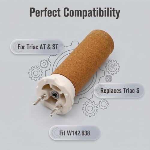 2x Welding Gun Core 142.718 Element Heating Core Fit For LEISTER TRIAC ST and AT 123.895 Heat Gun Attachments 120V/1550W Type A For Welder + 1xThermal Insulation Sleeve